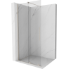 Mexen Velar плъзгаща се душ кабина Walk-in 110 x 200 cm, прозрачна 8 mm, четкан никел - 871-110-000-03-97
