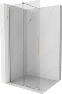 Mexen Velar плъзгаща се стена за душ кабина Walk-in 120 x 200 cm, прозрачна 8 mm, матиран никел - 871-120-000-03-97