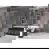 Mexen Velar разтегателна душ преграда Walk-in 120 x 200 cm, мат 8 mm, четкан никел - 871-120-000-33-97