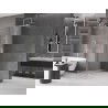 Mexen Velar плъзгащ се параван за душ Walk-in 110 x 200 cm, матирано 8 mm, четкан никел - 871-110-000-33-97