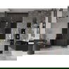 Mexen Velar Duo плъзгащи се душ врати 150 см, графит, златисто - 871-150-000-42-50