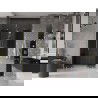 Mexen Velar Duo плъзгащи душ врати 160 см, графит, златна четкана - 871-160-000-42-55