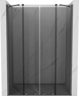 Mexen Velar Duo плъзгащи се душ врати 160 см, графит, gun metal - 871-160-000-42-95