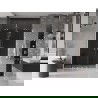 Mexen Velar Duo плъзгащи се душ врати 140 cm, графит, четкан никел - 871-140-000-42-97