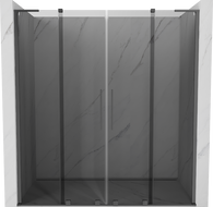 Mexen Velar L Duo плъзгащи се душ врати 170 см, графит, gun metal - 871-170-003-42-95