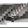 Mexen Velar L Duo плъзгаща се душ врата 160 cm, прозрачна, златна - 871-160-003-02-50