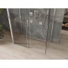 Mexen Omega душ кабина 3-стенна, плъзгаща се 140 x 80 см, прозрачна, хром - 825-140-080-01-00-3S
