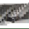 Mexen Velar L Duo плъзгащи се душ врати 160 см, прозрачни, златни четкани - 871-160-003-02-55