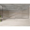 Mexen Omega душ кабина 3-стенна, плъзгаща се 140 x 80 см, прозрачна, хром - 825-140-080-01-00-3S