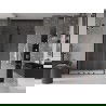Mexen Velar L Duo плъзгаща се душ врата 150 см, прозрачна, черна - 871-150-003-02-70