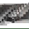 Mexen Velar L Duo плъзгащи се душ врати 160 см, прозрачни, черни - 871-160-003-02-70