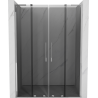 Mexen Velar L Duo плъзгащи се душ врати 150 cm, графит, хром - 871-150-003-42-01