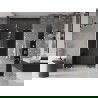 Mexen Velar L Duo плъзгащи се душ врати 150 см, графит, хром - 871-150-003-42-01