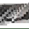 Mexen Velar L Duo плъзгащи се душ врати 150 см, графит, бяло - 871-150-003-42-20