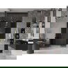 Mexen Velar L Duo плъзгащи се душ врати 160 см, графит, златно - 871-160-003-42-50