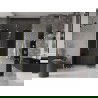 Mexen Velar L Duo плъзгащи се душ врати 150 см, графит, златист матов - 871-150-003-42-55