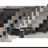 Mexen Velar L Duo плъзгащи се душ врати 140 см, графит, матирано мед - 871-140-003-42-65