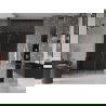 Mexen Velar L Duo плъзгащи се душ врати 150 cm, графит, розово злато - 871-150-003-42-60