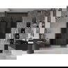 Сгъваеми душ врати Mexen Velar L Duo 160 см, графит, четка Gun Gray - 871-160-003-42-66