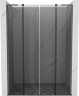 Mexen Velar L Duo плъзгащи се душ врати 150 см, графит, gun metal - 871-150-003-42-95