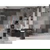 Mexen Velar L Duo плъзгащи се душ врати 150 cm, матирано, розово злато - 871-150-003-32-60