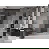 Mexen Velar L Duo плъзгащи душ врати 160 см, матови, четкано gun gray - 871-160-003-32-66