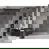 Mexen Velar L Duo плъзгаща се душ врата 140 см, матова, черна - 871-140-003-32-70