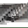 Mexen Velar L Duo плъзгащи душ врати 150 см, матирани, gun metal - 871-150-003-32-95