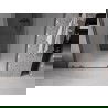 Mexen Velar L Duo плъзгаща се врата за душ 160 см, мразовито, gun metal - 871-160-003-32-95