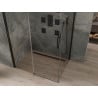 Mexen Omega душ кабина плъзгаща 120 x 90 см, прозрачна, черна - 825-120-090-70-00