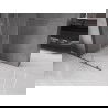 Mexen Velar плъзгаща се душ преграда Walk-in 100 x 200 см, прозрачно 8 мм, gun metal - 871-100-000-03-95