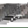 Mexen Velar плъзгаща се душ стена Walk-in 160 x 200 cm, прозрачна 8 mm, четка никел - 871-160-000-03-97