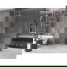 Mexen Velar плъзгаща се душ стена Walk-in 160 x 200 cm, прозрачна 8 mm, четка никел - 871-160-000-03-97