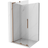 Mexen Velar L плъзгаща се душ стена Walk-in 100 x 200 cm, прозрачна 8 mm, розово злато - 871-100-003-03-60