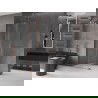 Mexen Velar L плъзгаща се душ стена Walk-in 100 x 200 cm, прозрачна 8 mm, розово злато - 871-100-003-03-60