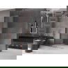 Mexen Velar L плъзгаща се душ стена Walk-in 120 x 200 cm, прозрачна 8 mm, розово злато - 871-120-003-03-60