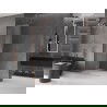 Mexen Velar L плъзгаща се душ стена Walk-in 100 x 200 cm, прозрачна 8 mm, четкана мед - 871-100-003-03-65