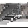 Mexen Velar L плъзгаща се душ-преграда Walk-in 100 x 200 cm, матирана 8 mm, бяла - 871-100-003-33-20