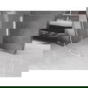 Mexen Velar L плъзгаща се душ стена Walk-in 110 x 200 cm, матирана 8 mm, бяла - 871-110-003-33-20