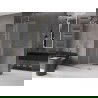 Mexen Velar L плъзгаща се душ стена Walk-in 110 x 200 cm, матирано 8 mm, златно - 871-110-003-33-50