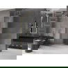 Mexen Velar L плъзгаща се душ стена Walk-in 90 x 200 cm, матирано 8 mm, злато четкано - 871-090-003-33-55