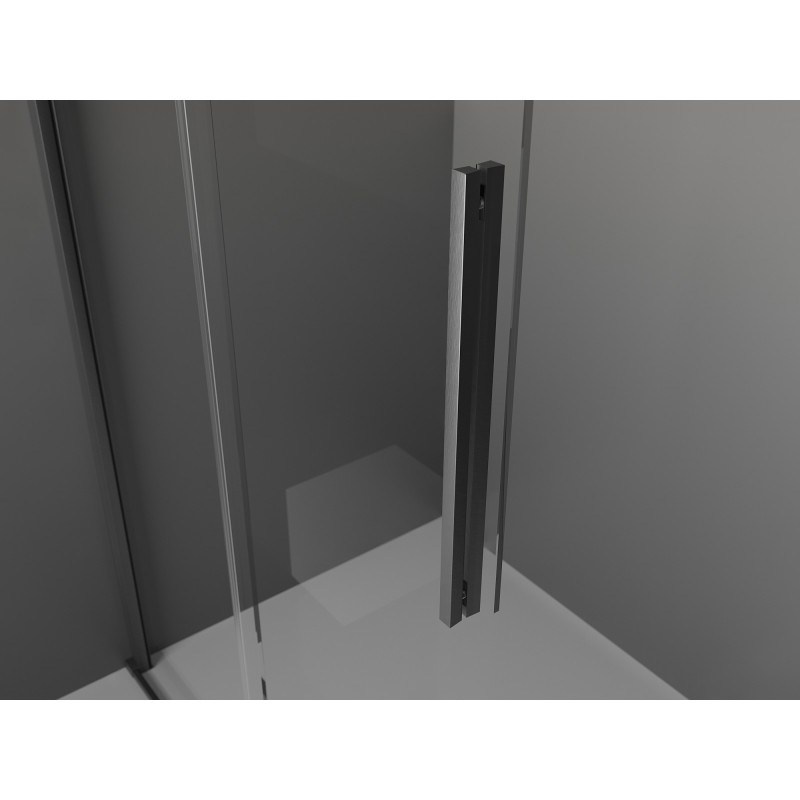 Mexen Velar L плъзгаща се душ преграда Walk-in 100 x 200 см, матирано 8 мм,
