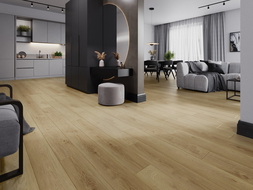 Mexen Anniston проба на винилови панели SPC 6,5 мм, подложка IXPE 1,5 мм, 4 V-фуга, дъб