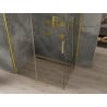 Mexen Omega душ кабина плъзгаща се 100 x 80 см, прозрачна, златна - 825-100-080-50-00