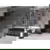 Mexen Velar L плъзгаща се душ стена Walk-in 100 x 200 cm, графит 8 mm, хром - 871-100-003-43-01