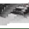 Mexen Velar L плъзгаща се душ стена Walk-in 100 x 200 см, графит 8 мм, бяла - 871-100-003-43-20