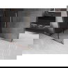Mexen Velar L плъзгаща се душ стена Walk-in 100 x 200 см, графит 8 мм, розово злато - 871-100-003-43-60