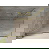 Mexen Omega душ кабина с плъзгаща се врата 120 x 90 см, прозрачен, златен - 825-120-090-50-00