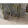 Mexen Omega плъзгаща се душ кабина 120 x 90 см, прозрачна, златна - 825-120-090-50-00