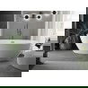 Mexen Eris свободностояща вана 180 x 95 см, бяла, преливник gun gray четка - 53441809500-66